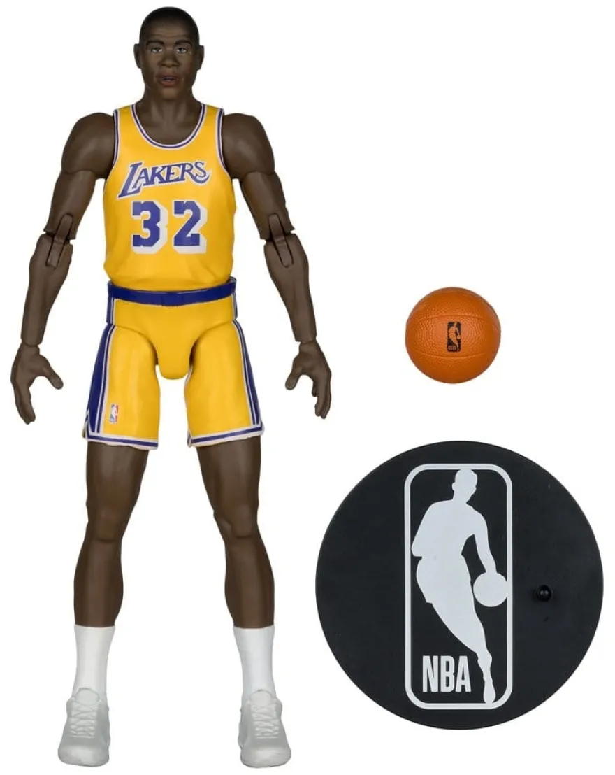NBA Legends Series Actionfigur Earvin "Magic" Johnson (Los Angeles Lakers) 15 cm