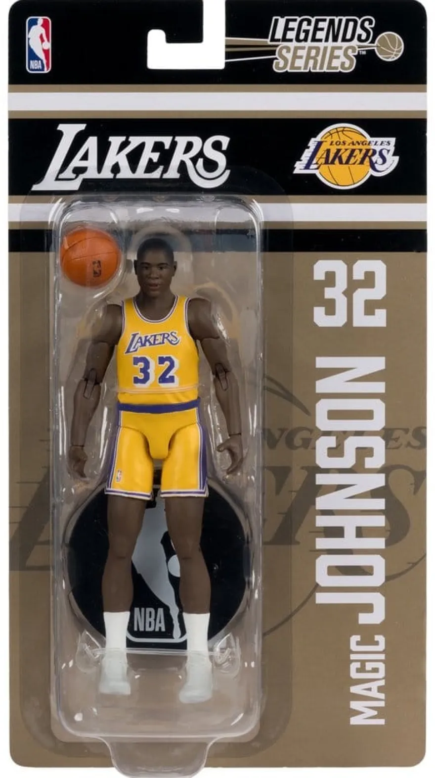 NBA Legends Series Actionfigur Earvin "Magic" Johnson (Los Angeles Lakers) 15 cm