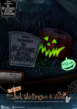 Nightmare before Christmas Master Craft Statue Jack Skellington & Zero 39 cm