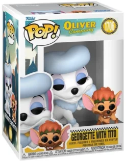 Oliver & Co. POP&Buddy Vinyl Figur Georgette w/Tito 9 cm