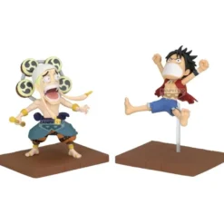 One Piece Monkey D Luffy & Enel World Collectable Figur 7 cm