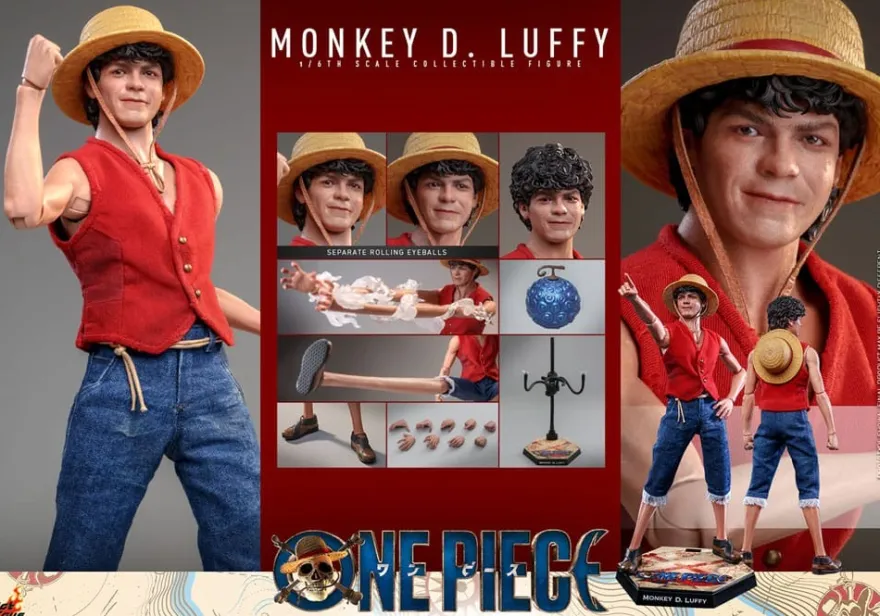 One Piece (Netflix) Actionfigur 1/6 Monkey D. Ruffy 31 cm