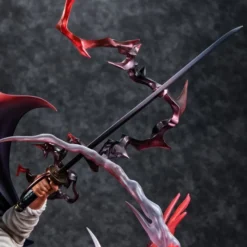 One Piece P.O.P SA-MAXIMUM PVC Statue Leader of Red Hair Pirates Red-Haired Shanks Kamusari 25 cm