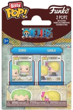 One Piece POP! Vinyl Figuren 2er-Pack Zoro & Sanji 2 cm