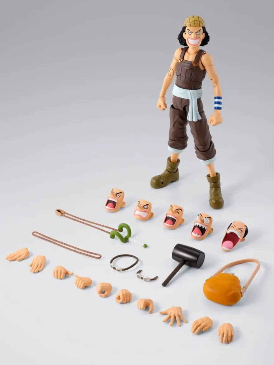 One Piece S.H.Figuarts Actionfigur Usopp Romance Dawn Ver. 15 cm