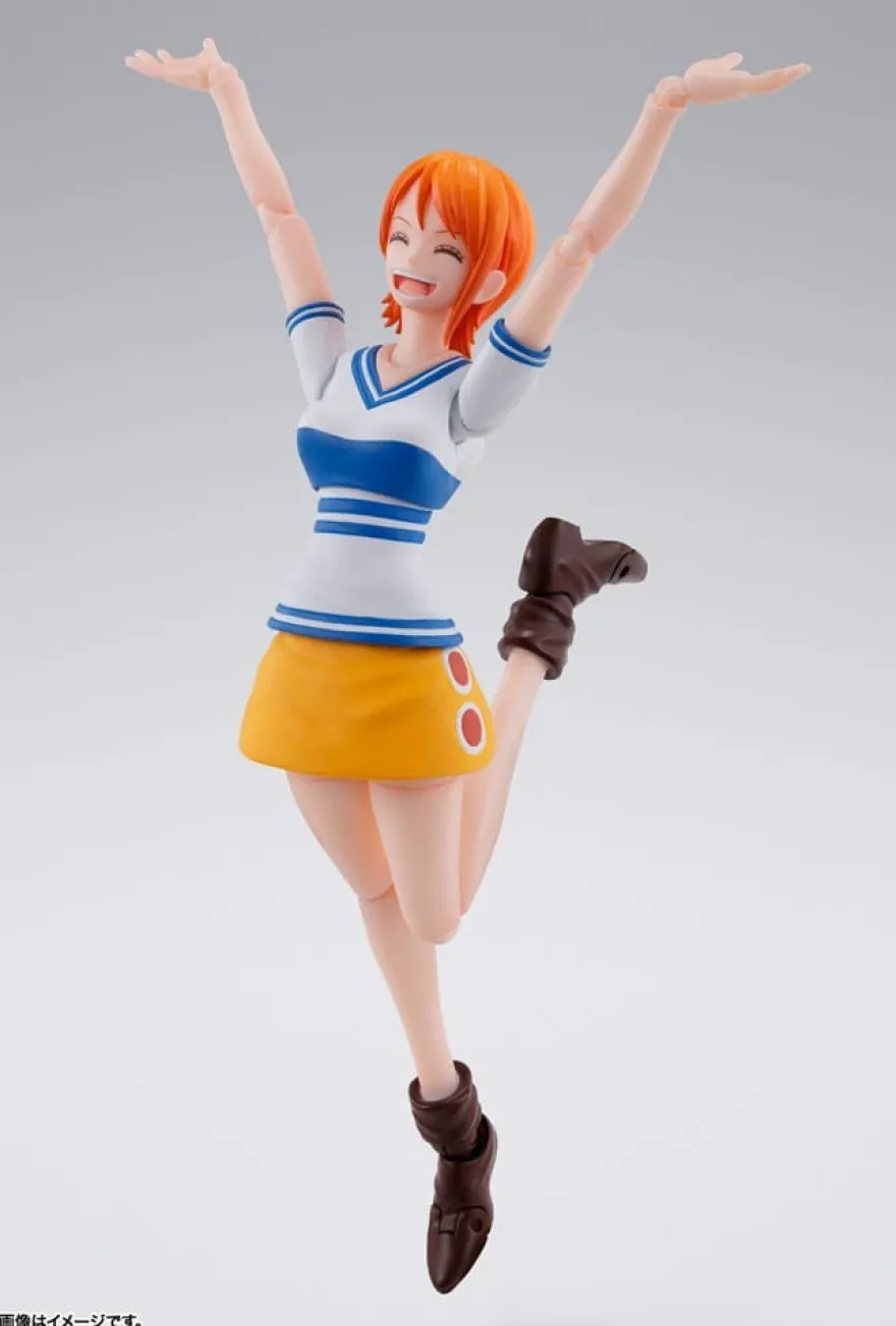 One Piece S.H. Figuarts Actionfigur Nami Romance Dawn 14 cm