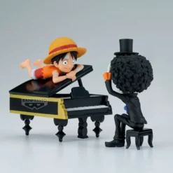 One Piece WCF Log Stories PVC Statue Luffy & Brook 8 cm