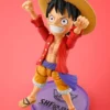 One Piece World Collactable Figures x S.H. Figuarts Actionfigur Monkey D. Luffey 8 cm