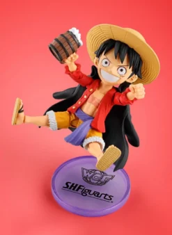 One Piece World Collactable Figures x S.H. Figuarts Actionfigur Monkey D. Luffey 8 cm