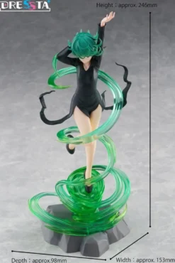 One-Punch Man Dressta PVC Figur Terrible Tornado 24 cm