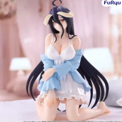 Overlord Noodle Stopper PVC Figur Albedo Loungewear Pearl White Ver. 12 cm