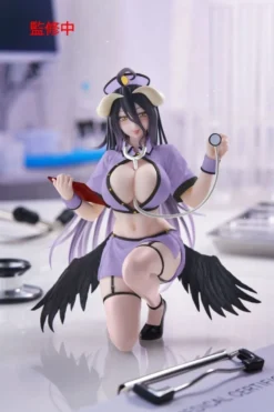 Overlord PVC Figur Desktop Cute Albedo (Nurse Ver.) Renewal 13 cm