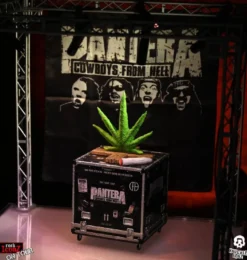Pantera Rock Ikonz Cowboys From Hell On Tour Road Case Statue & Bühnenhintergrund Set