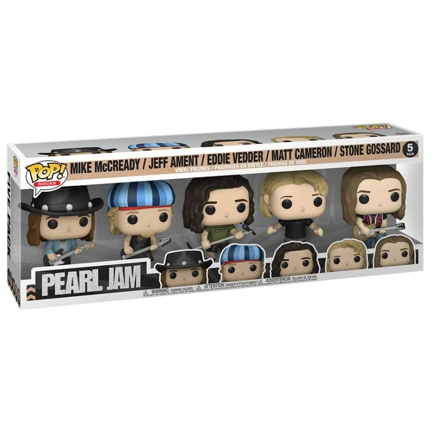 Pearl Jam Funko Pop! Vinylfiguren (5-Pack)