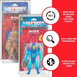 PET Gehäuse 10er-Pack für Masters of the Universe Origins Power Posing (Carded) Box Figuren