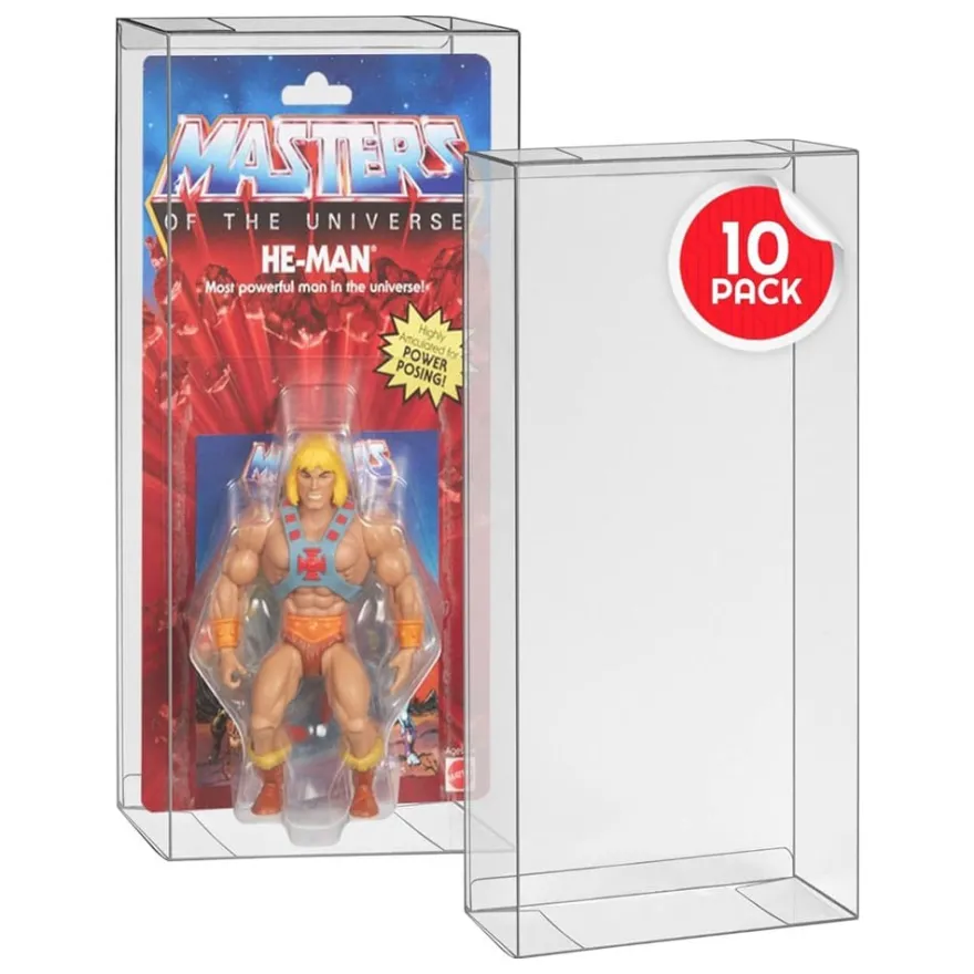 PET Gehäuse 10er-Pack für Masters of the Universe Origins Power Posing (Carded) Box Figuren