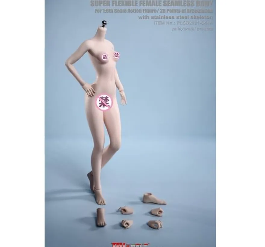 Phicen / TBLeague 1/6 Actionfigur S44A Pale Small Breast Seamless Body
