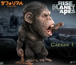 Planet der Affen: Prevolution Defo-Real Series Soft Vinyl Statue Caesar (Chain Version)