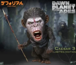 Planet der Affen: Revolution Defo-Real Series Soft Vinyl Statue Caesar (Warrior Face) Limited Editio