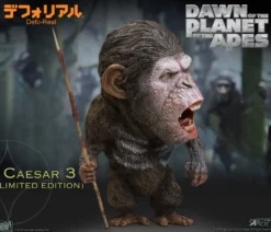 Planet der Affen: Revolution Defo-Real Series Soft Vinyl Statue Caesar (Warrior Face) Limited Editio