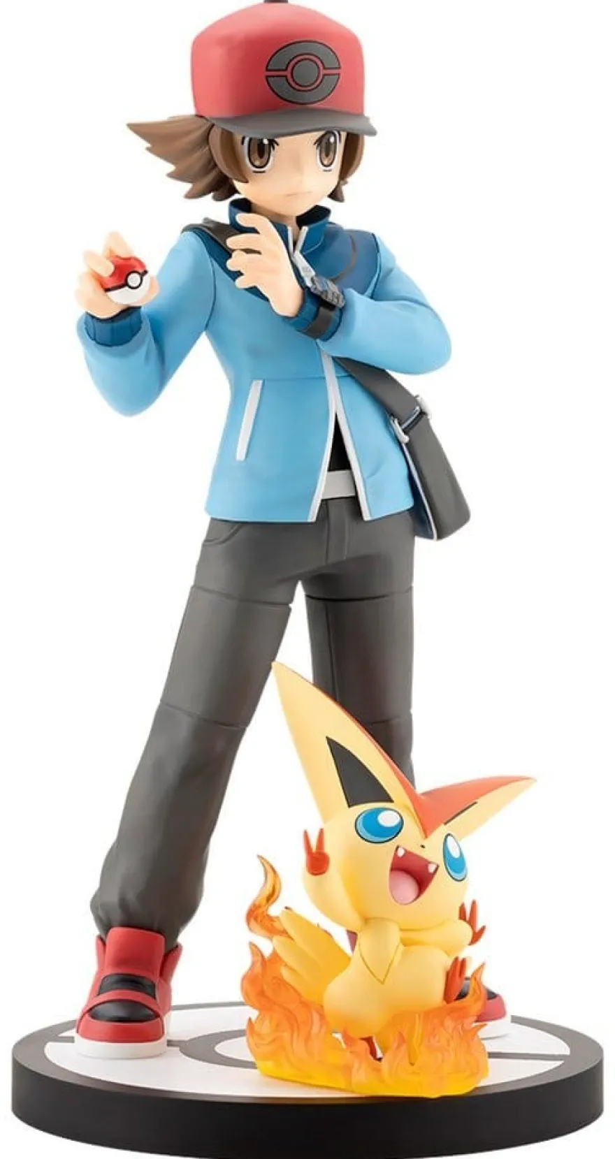 Pokémon ARTFX J PVC Figur 1/8 Hilbert with Victini 20 cm