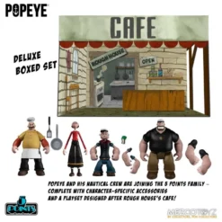 Popeye '5 Points' Actionfiguren Deluxe Box-Set