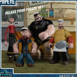 Popeye '5 Points' Actionfiguren Deluxe Box-Set
