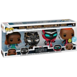 POP pack 4 figures Marvel Black Panther Wakanda Forever Exclusive