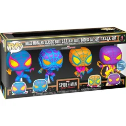 POP pack 4 figures Marvel Spiderman Miles Morales Exclusive