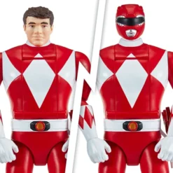 Power Rangers Actionfigur Auto-Morphin Red Ranger 12 cm