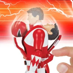Power Rangers Actionfigur Auto-Morphin Red Ranger 12 cm