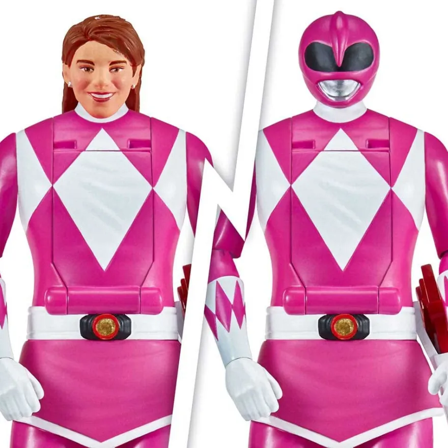 Power Rangers Actionfigur Auto-Morphin Pink Ranger 12 cm
