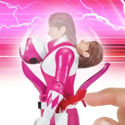 Power Rangers Actionfigur Auto-Morphin Pink Ranger 12 cm