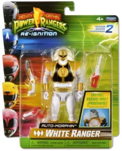 Power Rangers Auto-Morphin Actionfigur White Ranger 15 cm