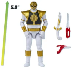 Power Rangers Auto-Morphin Actionfigur White Ranger 15 cm
