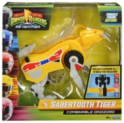 Power Rangers Combinable Dinozord Actionfigur Sabertooth Tiger 20 cm