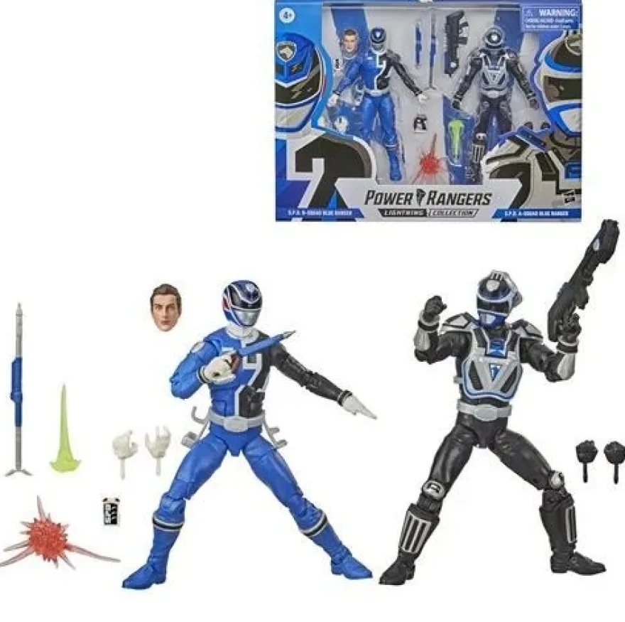 Power Rangers Lightning Collection Actionfiguren 15 cm S.P.D. B-Squad Blue Ranger & S.P.D. A-Squad B