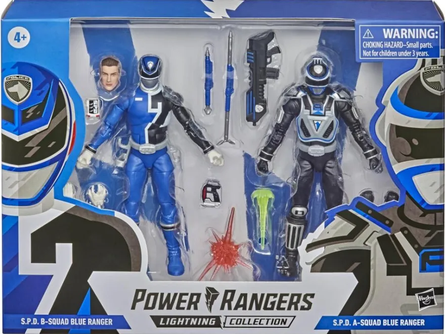 Power Rangers Lightning Collection Actionfiguren 15 cm S.P.D. B-Squad Blue Ranger & S.P.D. A-Squad B