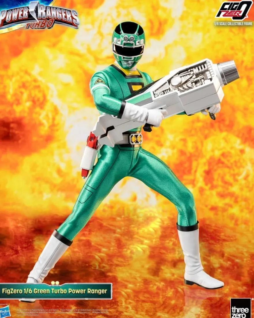 Power Rangers Turbo FigZero Actionfigur 1/6 Green Turbo Power Ranger 30 cm