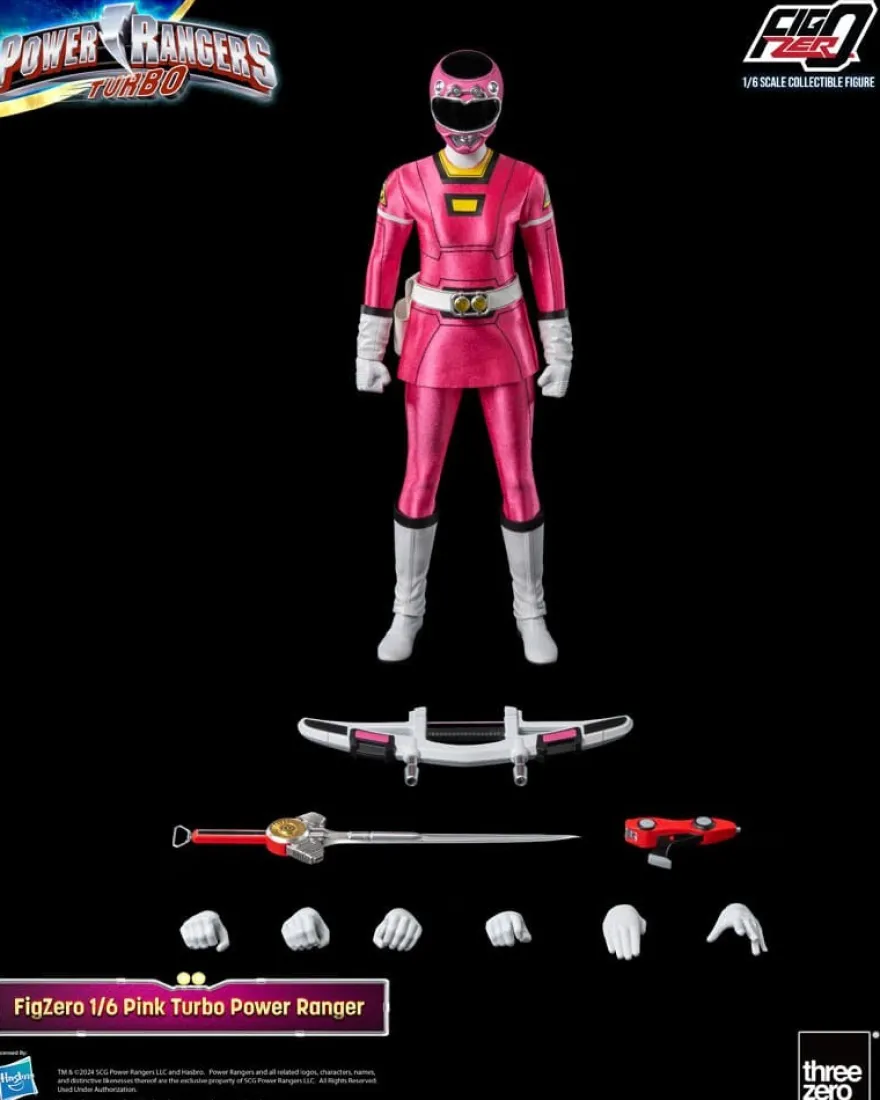 Power Rangers Turbo FigZero Actionfigur 1/6 Pink Turbo Power Ranger 30 cm