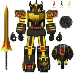 Power Rangers Ultimates Actionfigur Megazord (Black/Gold) 18 cm