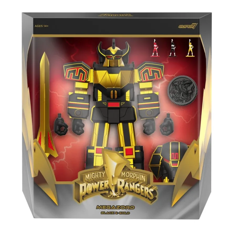 Power Rangers Ultimates Actionfigur Megazord (Black/Gold) 18 cm