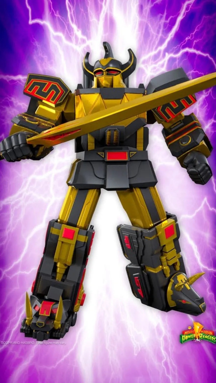 Power Rangers Ultimates Actionfigur Megazord (Black/Gold) 18 cm