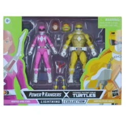 Power Rangers x Turtles Lightning Collection Actionfiguren 15 cm Morphed April O'Neil & Michelangelo