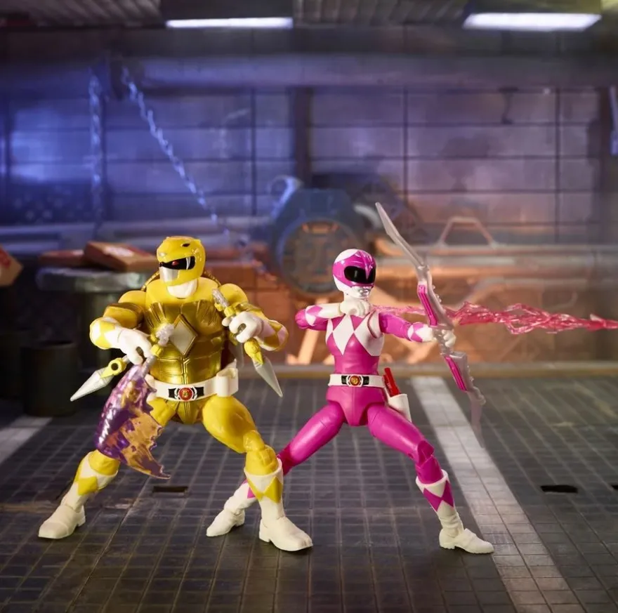 Power Rangers x Turtles Lightning Collection Actionfiguren 15 cm Morphed April O'Neil & Michelangelo