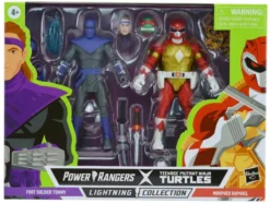 Power Rangers x Turtles Lightning Collection Actionfiguren 15 cm Foot Soldier Tommy & Morphed Raphae