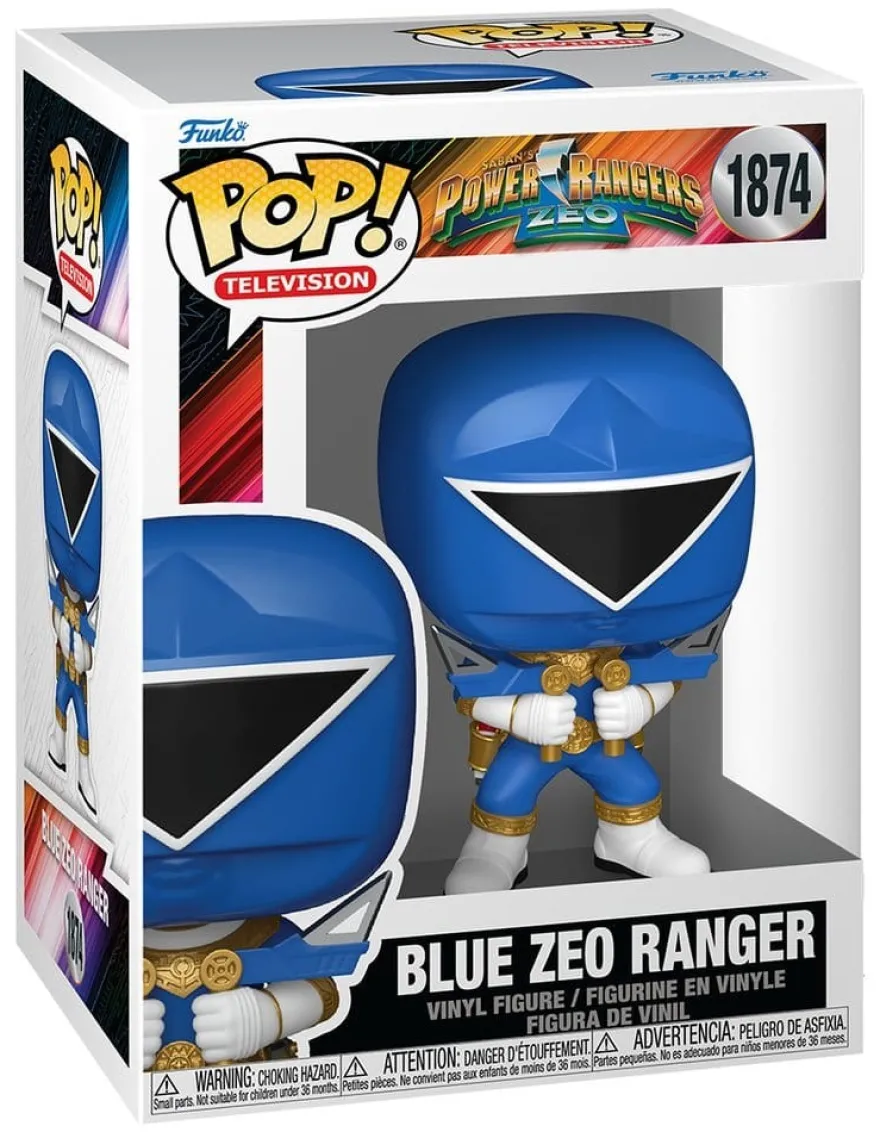 Power Rangers Zeo POP! Movies Vinyl Figuren Zeo Ranger Blue 9 cm