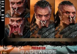 Predator: Badlands Movie Masterpiece Actionfiguren 2er-Pack 1/6 Dek (Bone Bison Armor) and Bud 31 cm