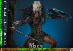 Prey Actionfigur 1/6 Feral Predator (Battle Damaged Version) 37 cm