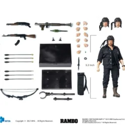 Rambo Exquisite Super Actionfigur 1/12 First Blood II John Rambo 16 cm